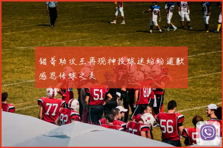 错哥助攻王再现神技球迷纷纷道歉感恩传球之美
